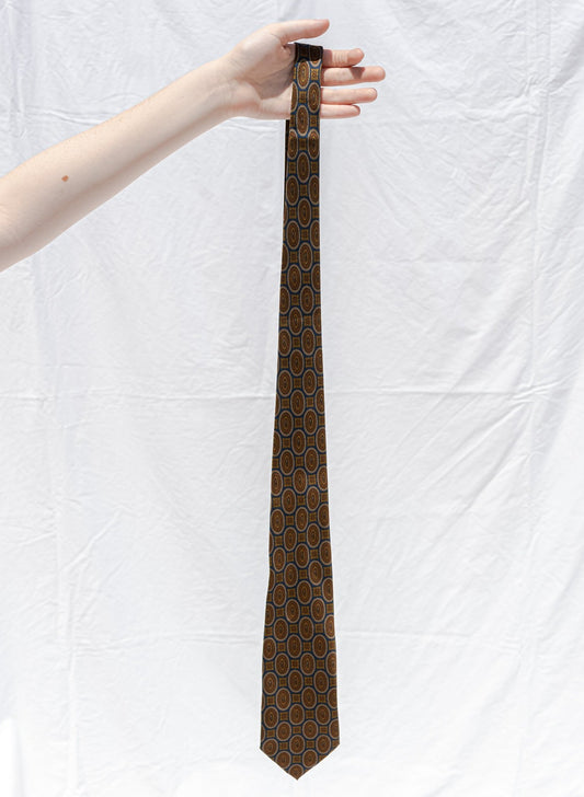 Vintage 80's Italian Silk Necktie