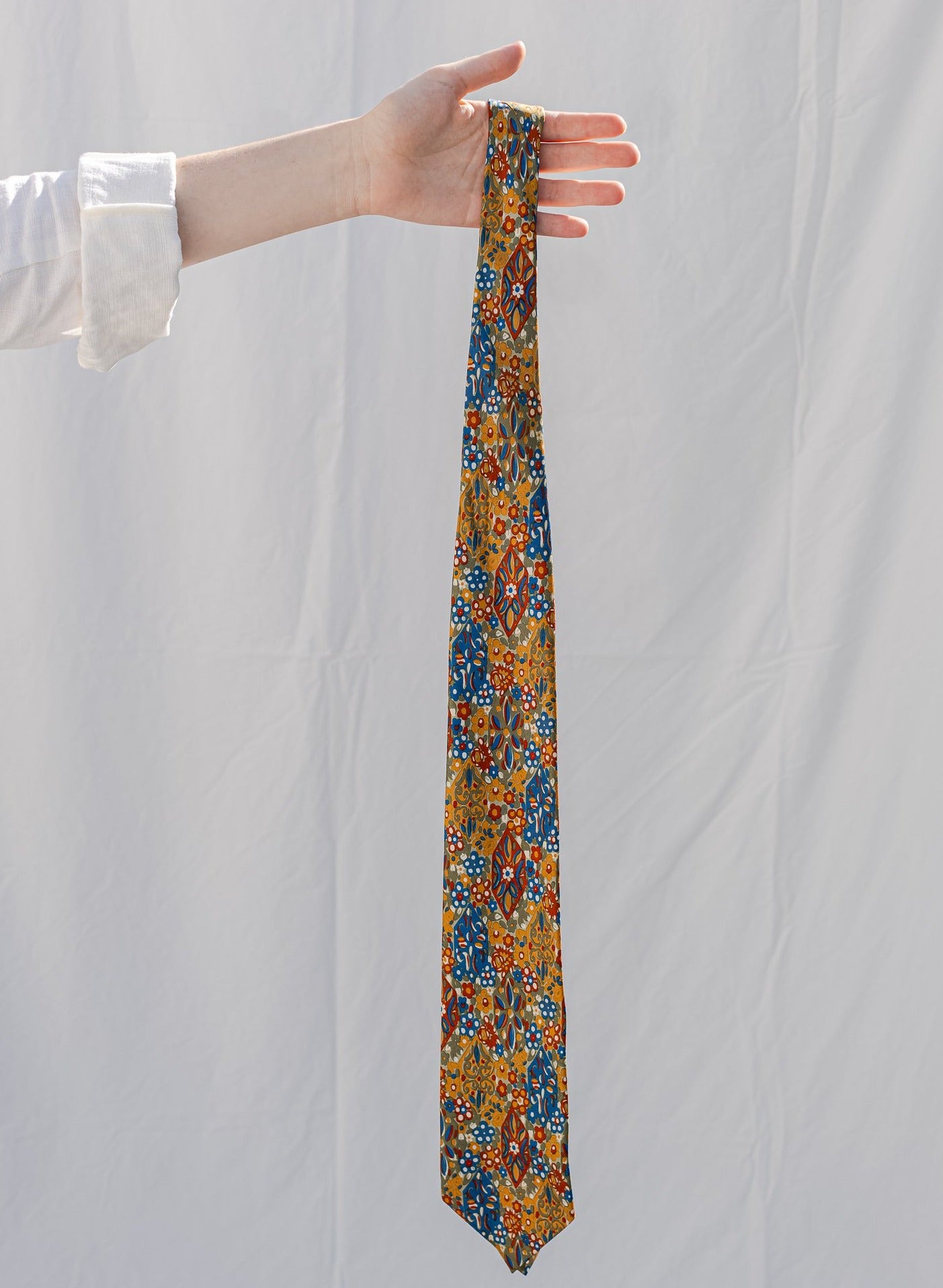 Vintage 70's Missoni floral Silk Necktie